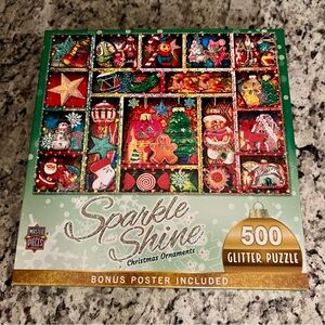 NWOT MasterPieces Sparkle and Shine Christmas Puzzle